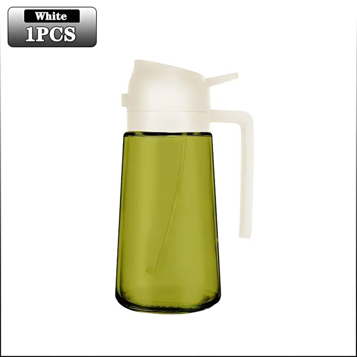 2-in-1 Glass Oil Sprayer & Dispenser