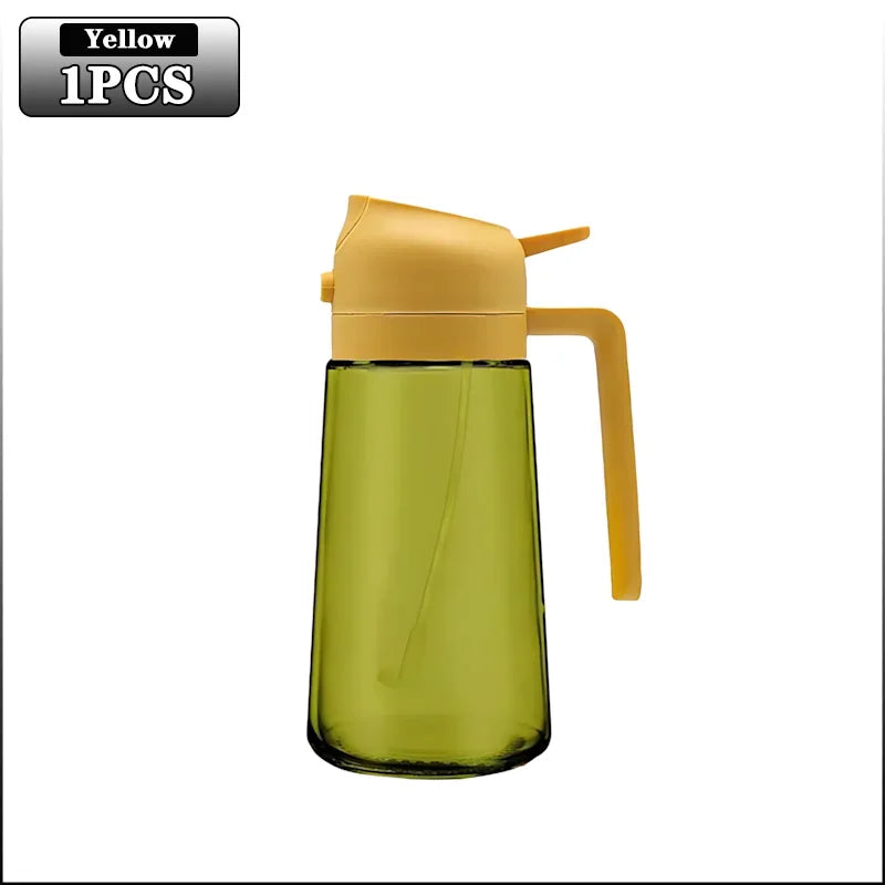 2-in-1 Glass Oil Sprayer & Dispenser